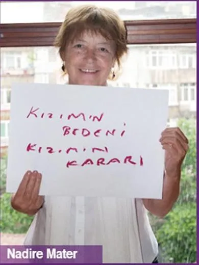 KÜRTAJA GÖBEK AÇIK PROTESTO!